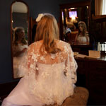Bride Getting Ready for Wedding