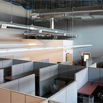 Warehouse Interior Ceiling Duct System