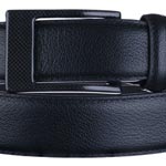Leather Belt on White Background
