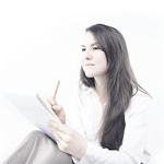 Portrait on White