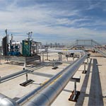 Warehouse Rooftop Duct System