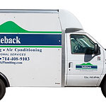 Service Truck on White